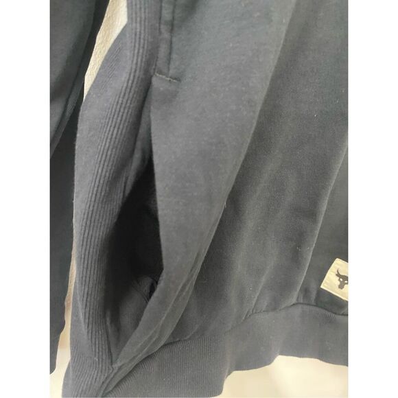 Mens Under Armour Rock Project Hoodie Sweatshirt Black Medium - Picture 6 of 9